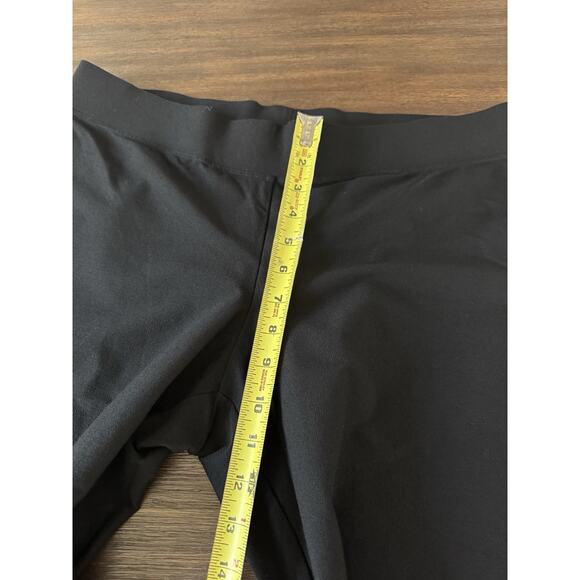 Eileen Fisher Stretch Pants Black Straight Leg Pull On USA MADE - Picture 7 of 10